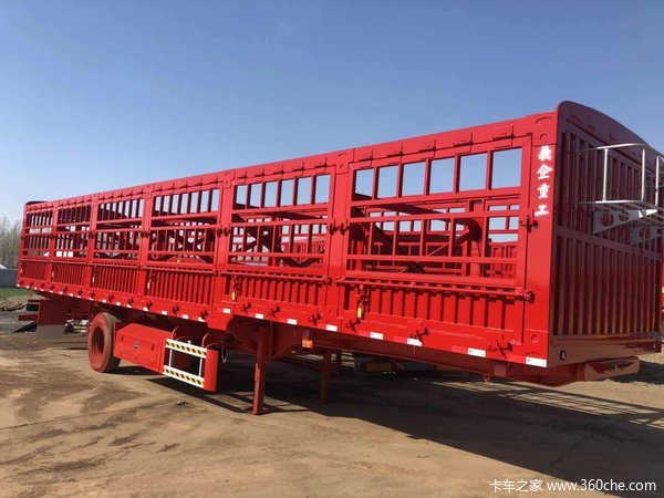 现车出售超轻型侧翻自卸半挂车自卸半挂车图片