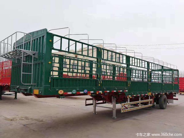 13米花篮半挂车公告价格2019挂车行情自卸半挂车图片