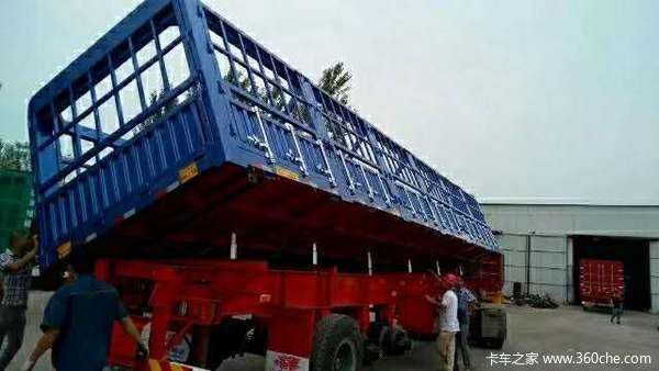 花篮式隐形侧翻半挂车专业制造各种系列侧翻、后翻自卸半挂车自卸半挂车图片