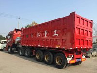 8米,8.5米后翻,侧翻自卸半挂车,各种车型半挂车厂家直销自卸半挂车图片