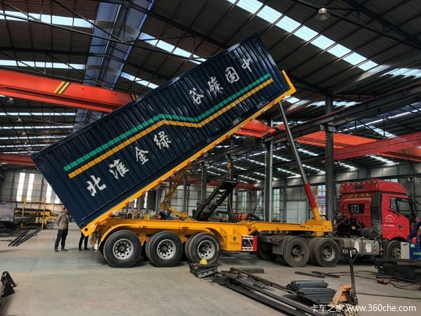 8米，8.5米后翻，侧翻自卸半挂车，各种车型半挂车厂家直销自卸半挂车图片