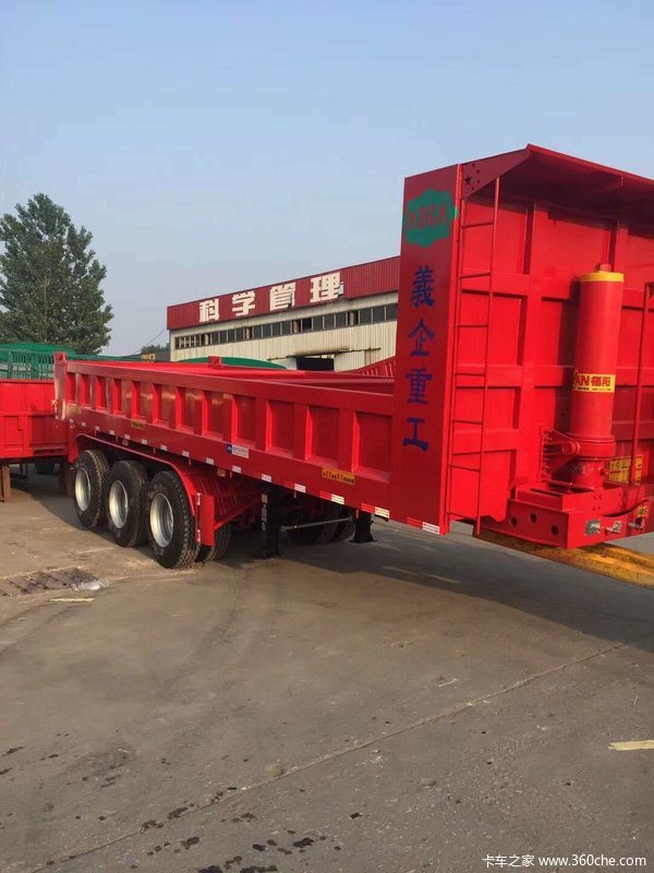 8米，8.5米后翻，侧翻自卸半挂车，各种车型半挂车厂家直销自卸半挂车图片