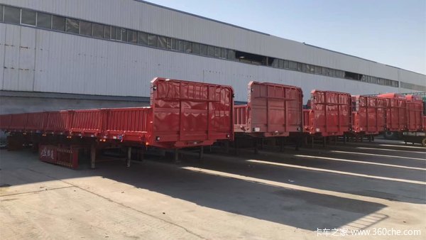 全网底价定做侧翻半挂车自卸半挂车自卸半挂车图片