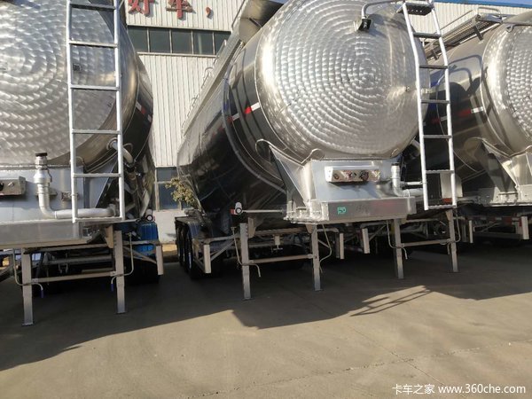 30－75方散装水泥，砂浆罐。单挂可做分期粉粒物料运输半挂车图片