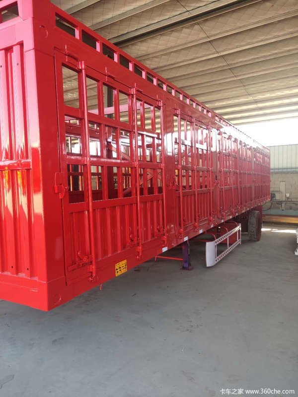 隐形花篮侧翻自卸半挂车图片