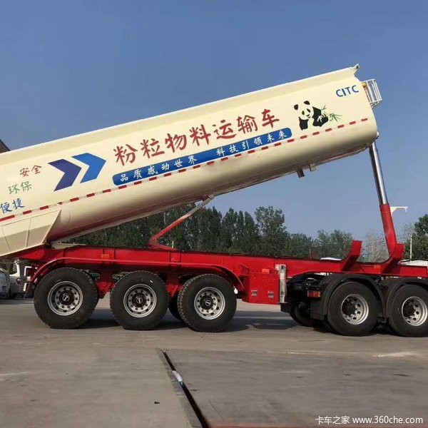 专业设计销售，各类型侧翻，后翻，勾机板，高篮，骨架，箱式运输车车辆运输半挂车图片