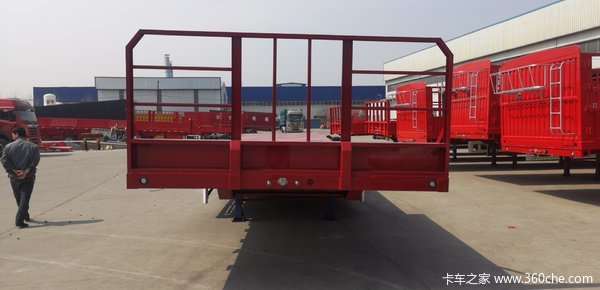 13.75米前后三米等宽低平板低平板半挂车图片