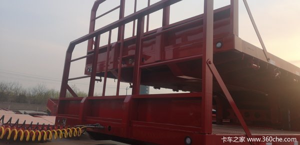 13.75米前后三米等宽低平板低平板半挂车图片