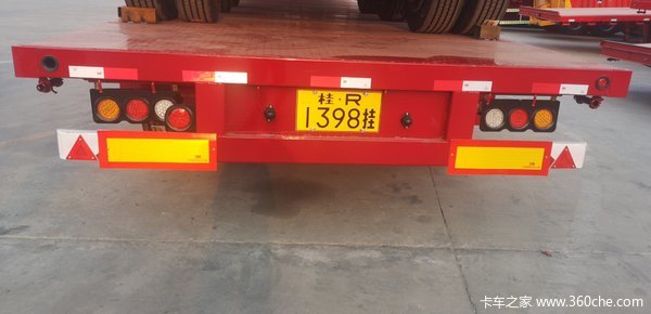 13.75米前后三米等宽低平板低平板半挂车图片