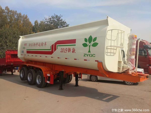 罐式后翻自卸车，最先进的后翻，带户销售自卸半挂车图片