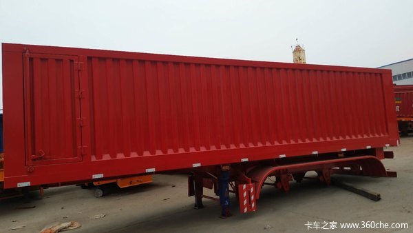 隐藏顶后翻自卸，上箱式户自卸半挂车图片