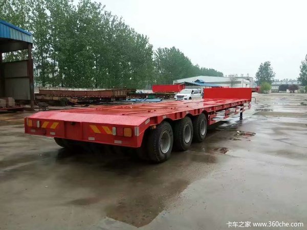 17米5~16米~13米75，前后3米等宽，高低板，提供正规手续低平板半挂车图片