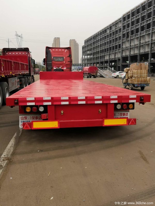 17米5~16米~13米75，前后3米等宽，高低板，提供正规手续低平板半挂车图片