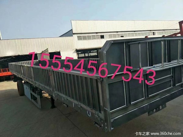 13米长，高60公分，标箱侧翻自卸半挂车图片