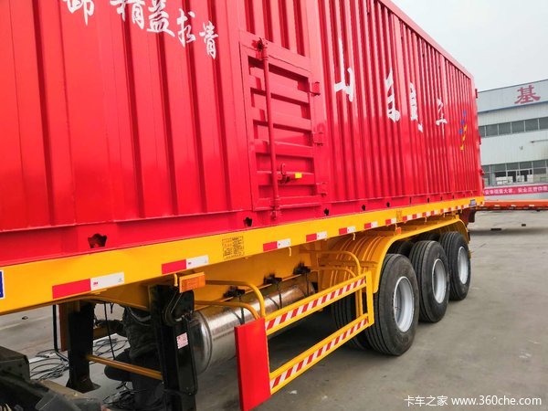 8米--11米平板后翻自卸半挂车自卸半挂车图片