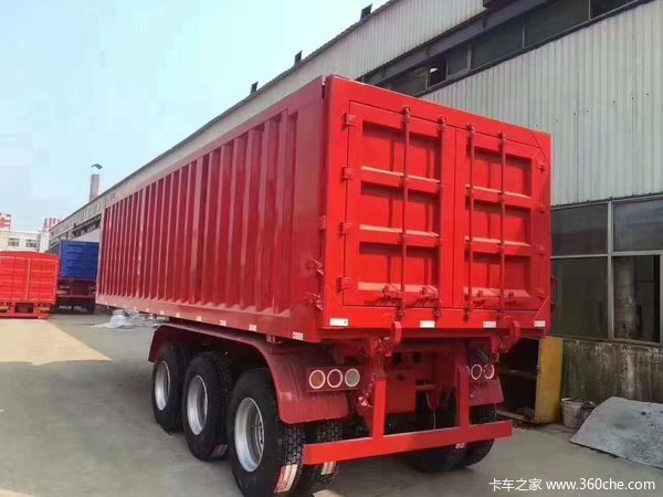 集装箱式后翻自卸半挂车集装箱式半挂车图片