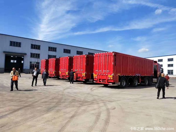 一体式罐式后翻平板后翻的替代品全国可上户罐式半挂车图片