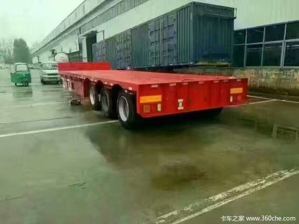 最新公告长14米X宽3米前后等宽全国可上户低平板半挂车图片