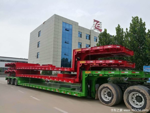 最新公告长14米X宽3米前后等宽全国可上户低平板半挂车图片