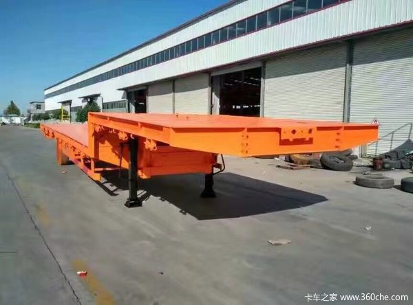 最新公告长14米X宽3米前后等宽全国可上户低平板半挂车图片