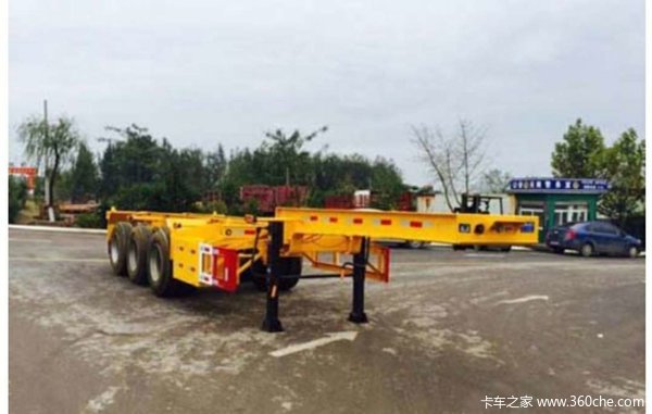 后翻骨架完美结合！自卸半挂车图片