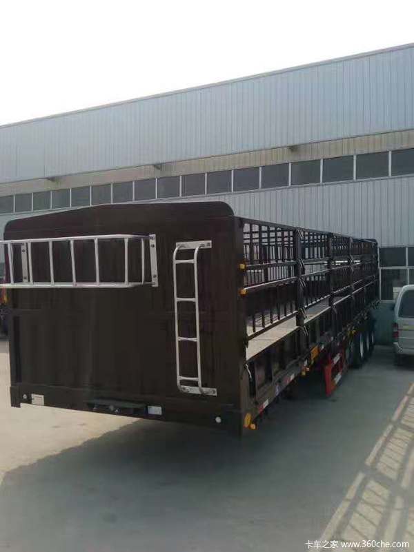 13米高栏半挂车仓栅式半挂车图片