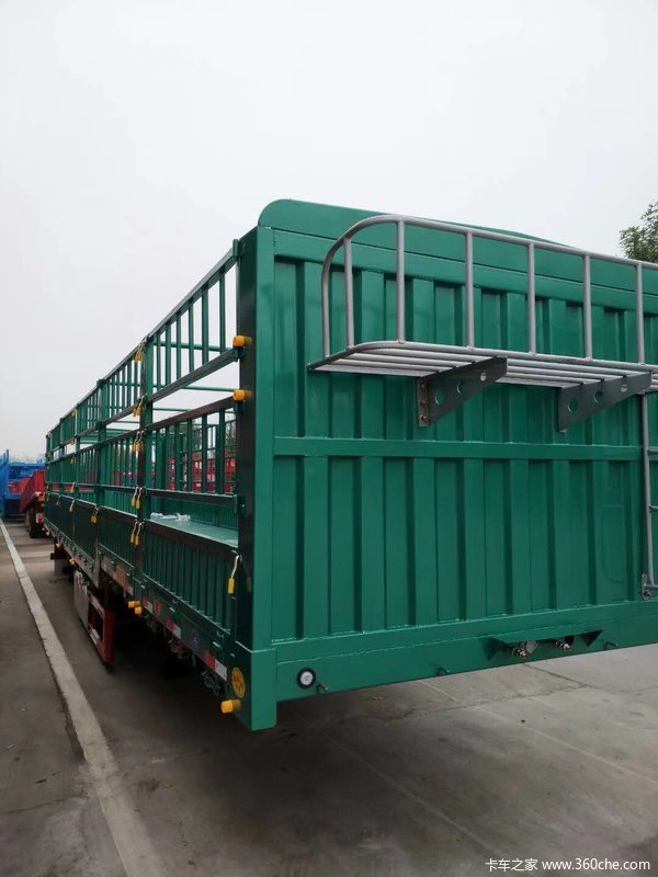 13米高栏半挂车仓栅式半挂车图片