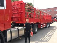 13米高栏半挂车超强钢-湖北欧阳聚德仓栅式半挂车图片