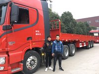 13米标箱、栏板半挂车-欧阳聚德栏板式半挂车图片