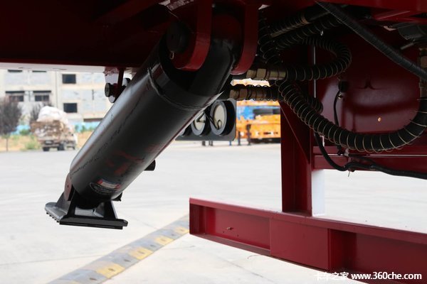 大运11米平板侧翻自卸半挂车自卸半挂车图片