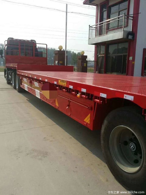 13.75前后等宽低平板运输主力低平板半挂车图片