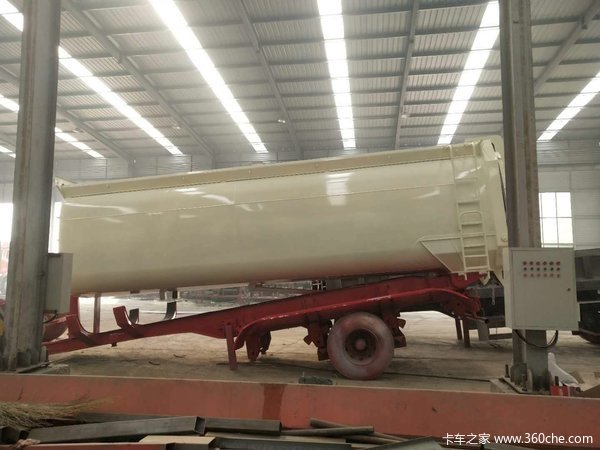 罐式后翻罐式半挂车图片