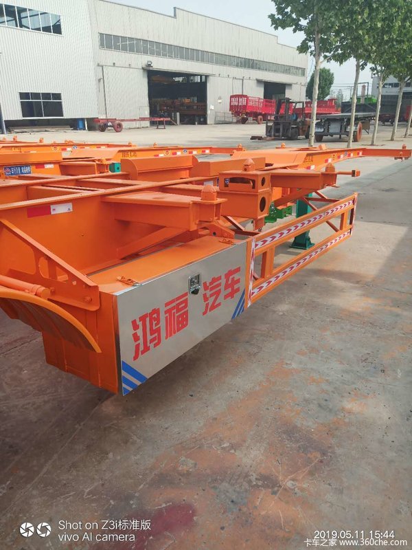 20英尺，40英尺，45英尺精品骨架半挂车骨架式集装箱半挂车图片