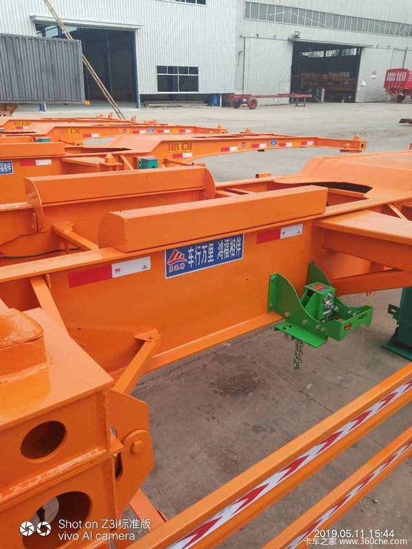 20英尺，40英尺，45英尺精品骨架半挂车骨架式集装箱半挂车图片