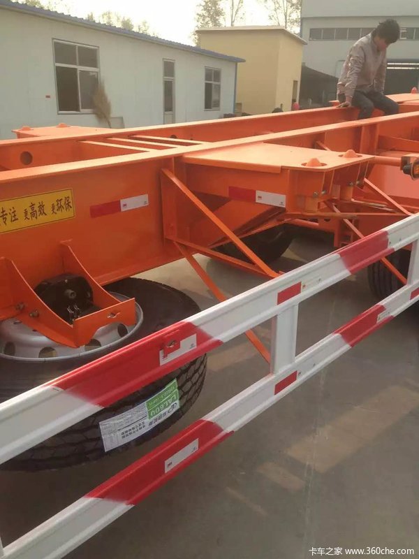 20英尺，40英尺，45英尺精品骨架半挂车骨架式集装箱半挂车图片