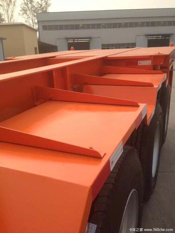 20英尺，40英尺，45英尺精品骨架半挂车骨架式集装箱半挂车图片