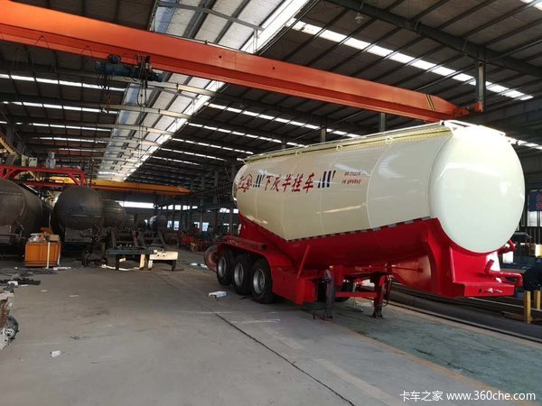 6.2吨最轻下灰罐式半挂罐式半挂车图片