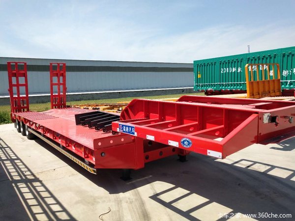 骏骋车辆低平板半挂车图片