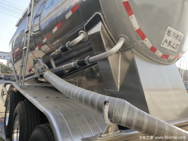 28到38方万事达铝合金罐车粉粒物料运输半挂车图片