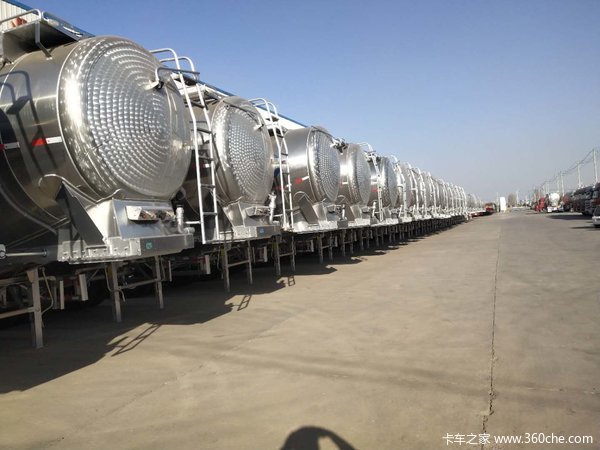 28到38方万事达铝合金罐车粉粒物料运输半挂车图片