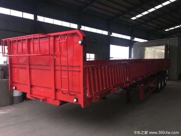 13米侧翻自卸半挂自卸半挂车图片