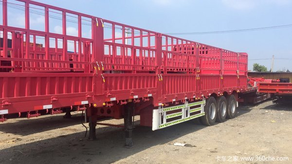 13米半挂车自重轻强度高支持以旧换新以重换轻栏板式半挂车图片