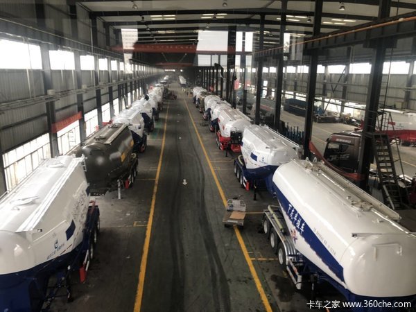 自重轻打灰快支持以旧换新以重换轻罐式半挂车图片