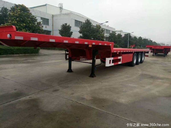13.75米宽度3米半挂车支持以旧换新以重换轻低平板半挂车图片