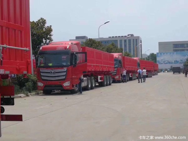 13米11米平板侧翻半挂车支持以旧换新自卸半挂车图片