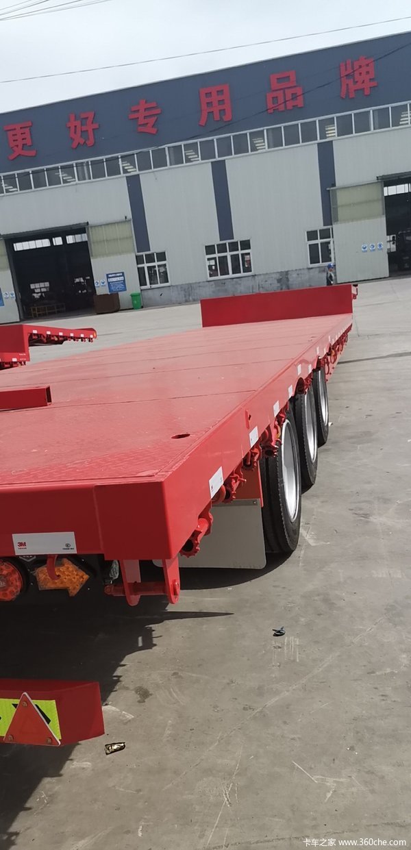 沛县13.75米平板半挂车替代17.5米平板半挂低平板半挂车图片