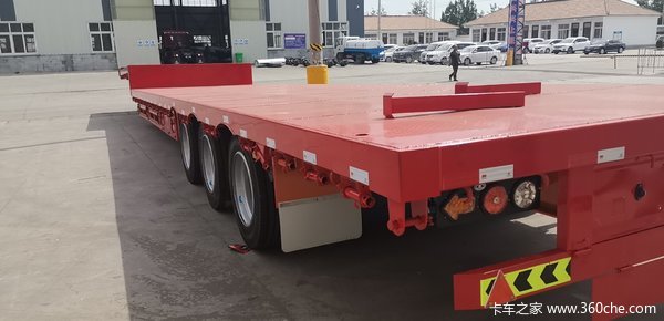 沛县13.75米平板半挂车替代17.5米平板半挂低平板半挂车图片