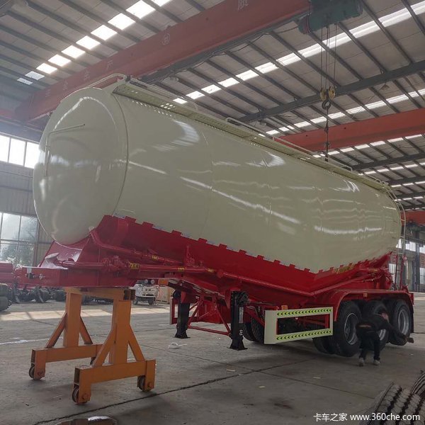 粉利物料运输车，散装水泥罐车，干湿砂浆罐车粉粒物料运输半挂车图片