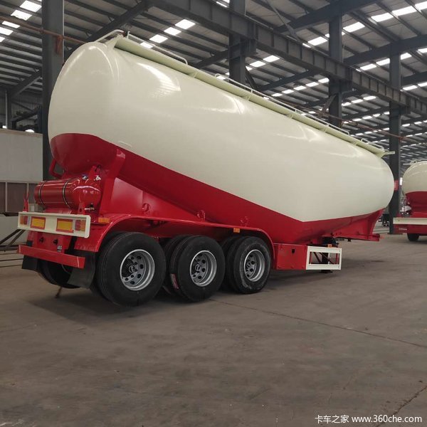 粉利物料运输车，散装水泥罐车，干湿砂浆罐车粉粒物料运输半挂车图片