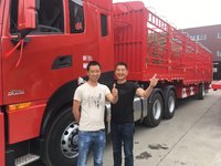 13米轻量化仓栏半挂车,6吨超强钢-湖北欧阳聚德仓栅式半挂车图片